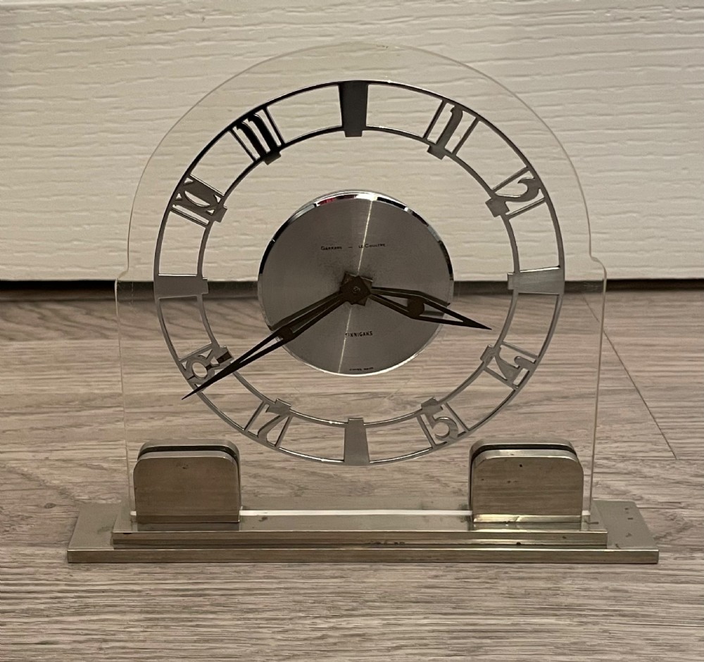 Art Deco Garrard Le Coultre Mantel Clock