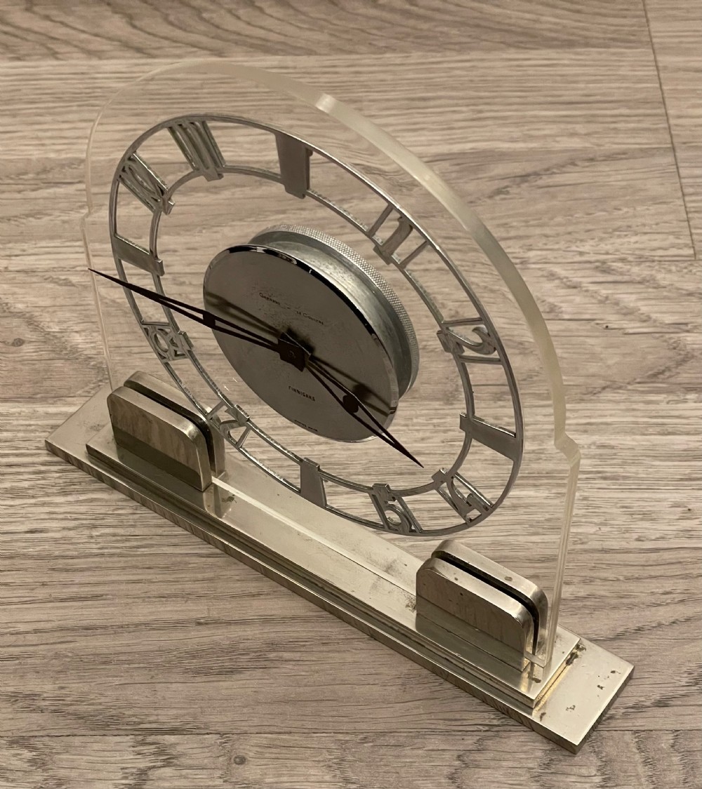 Art Deco Garrard Le Coultre Mantel Clock View IV