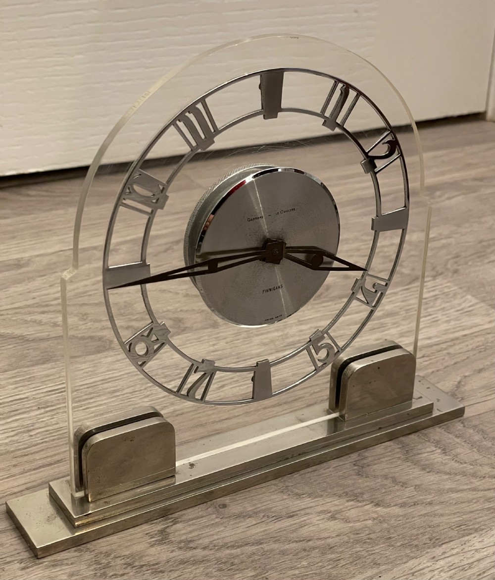 Art Deco Garrard Le Coultre Mantel Clock View V