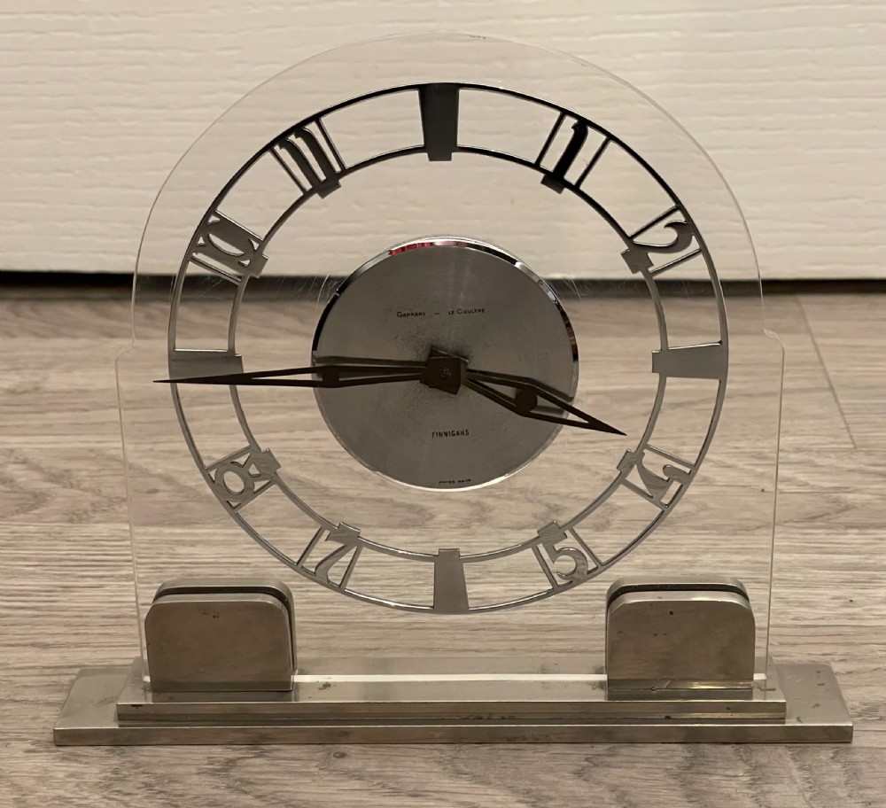 Art Deco Garrard Le Coultre Mantel Clock View VII