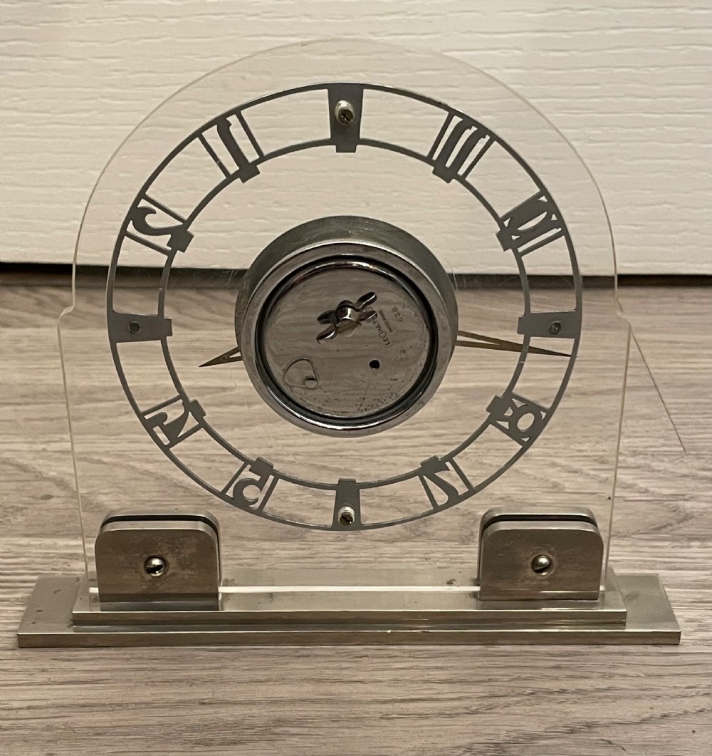 Art Deco Garrard Le Coultre Mantel Clock View VIII