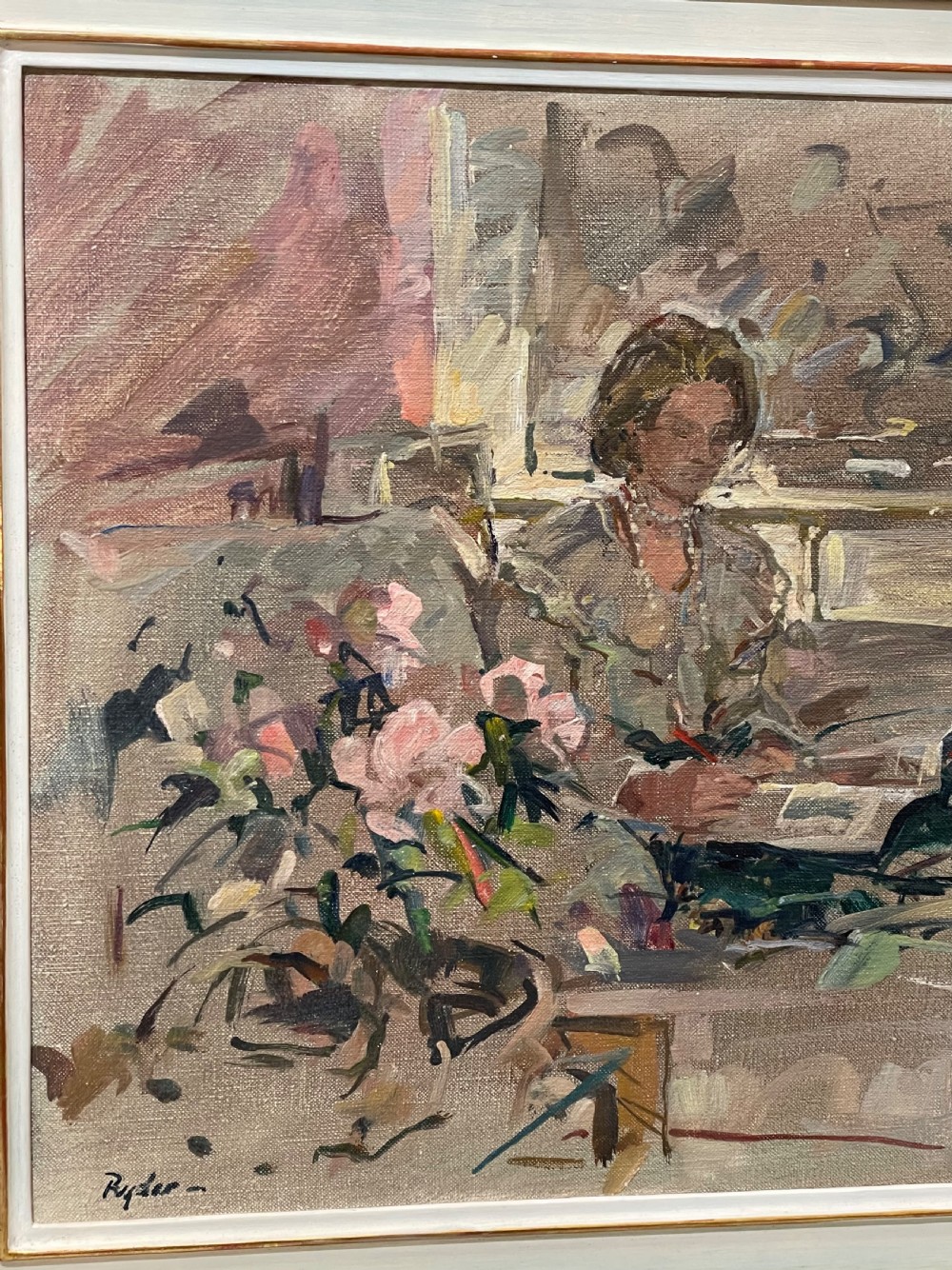 Oil Painting of Interior Scene by Susan Ryder  View II
