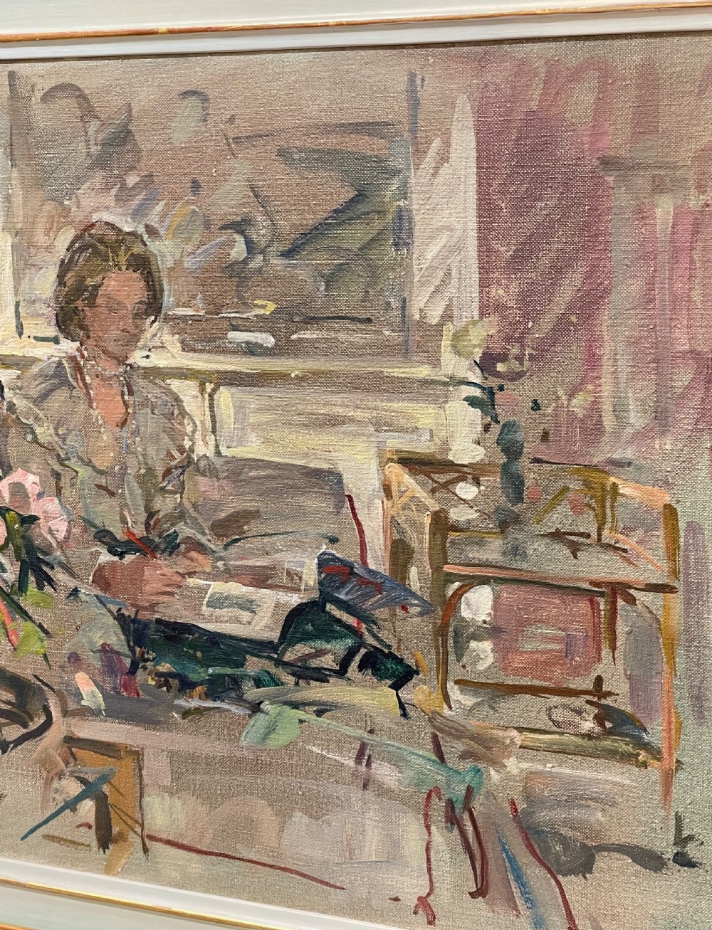 Oil Painting of Interior Scene by Susan Ryder  View III