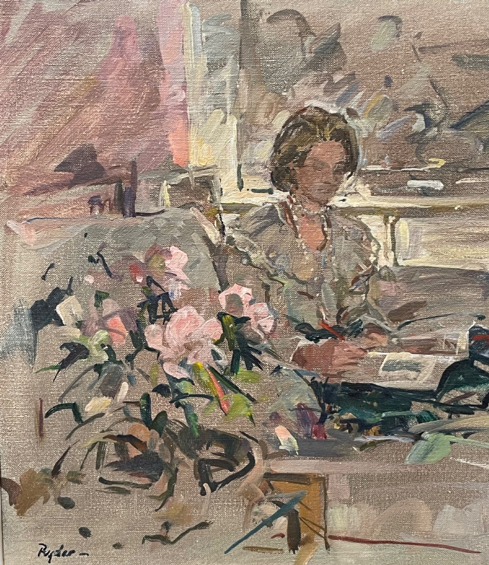 Oil Painting of Interior Scene by Susan Ryder  View IV
