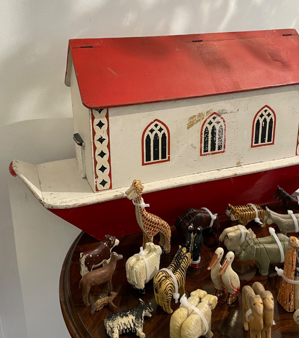 Early 20th Century Noah’s Ark with Animals View IV
