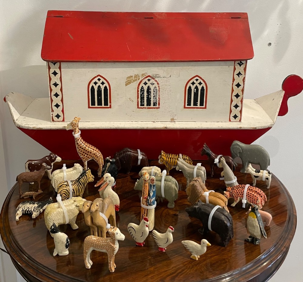 Early 20th Century Noah’s Ark with Animals View VI