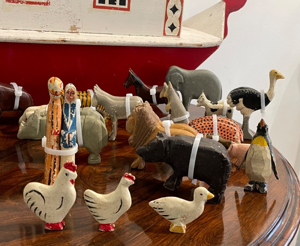 Early 20th Century Noah’s Ark with Animals View VIII