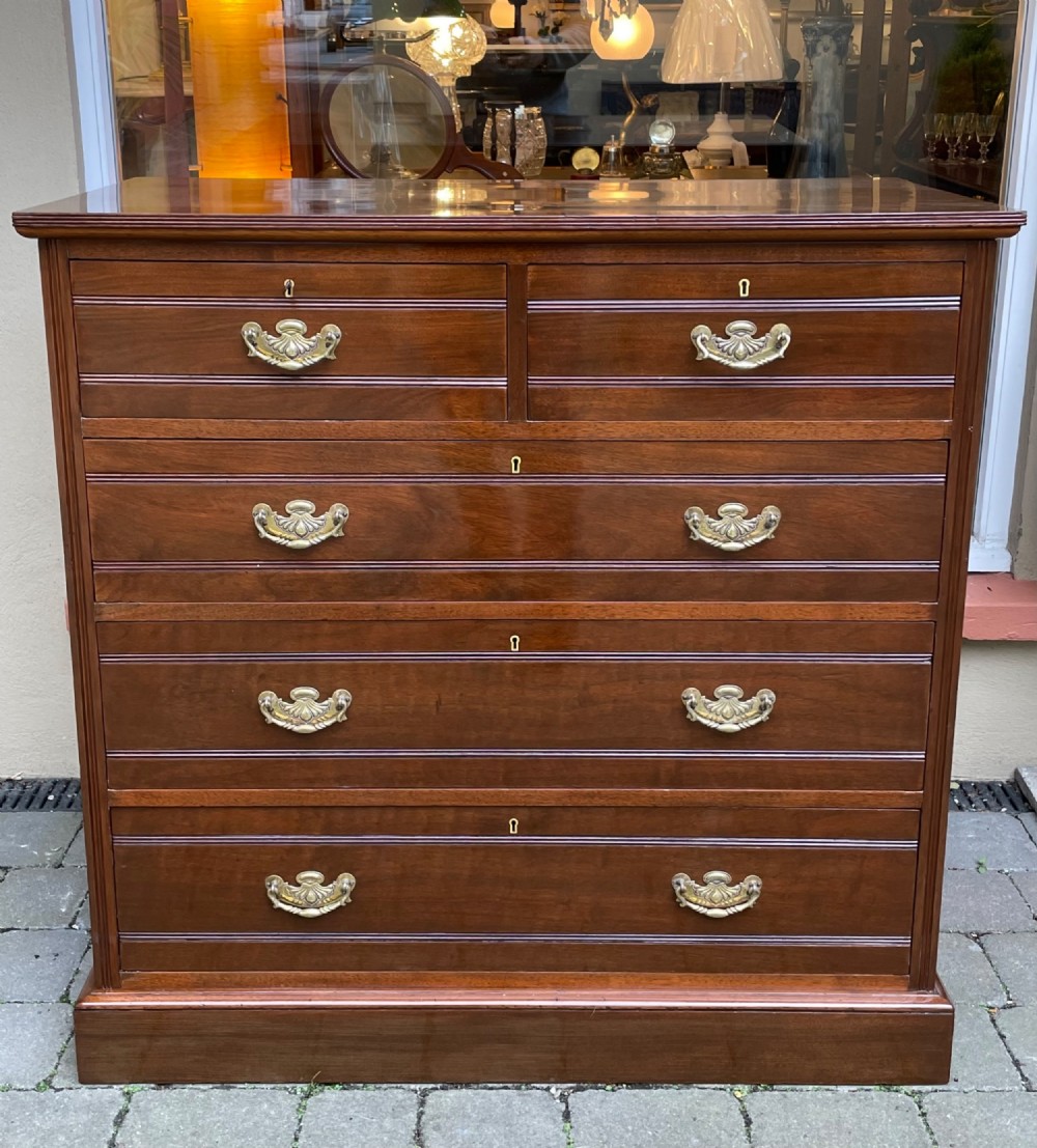 Late Victorian Chest of Drawers by Maple & Sons