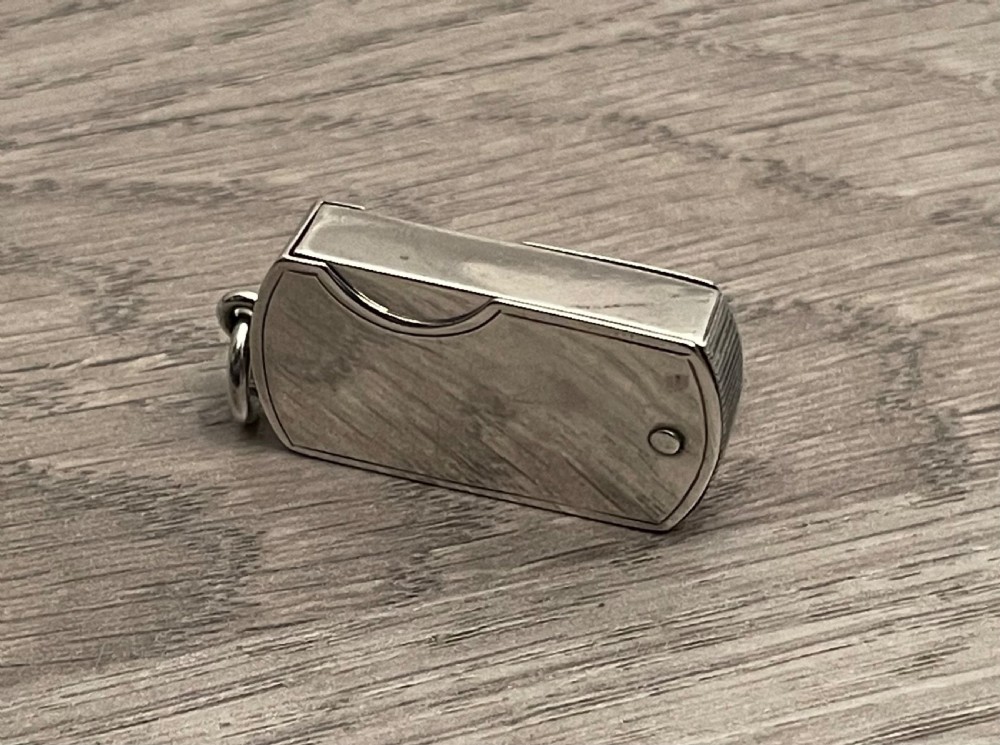 Rare Victorian Silver Fold Out Vesta Case, 1879 View IV