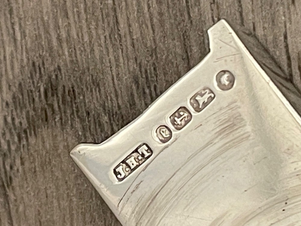 Rare Victorian Silver Fold Out Vesta Case, 1879 View VII