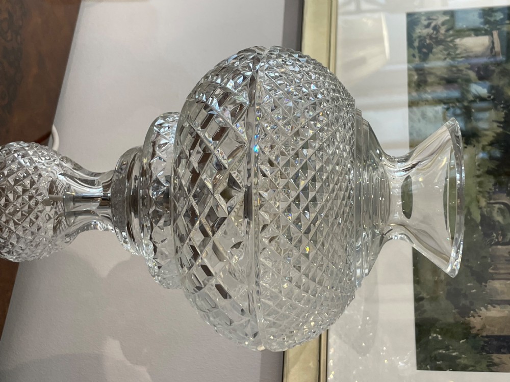 Waterford Inishmore Crystal Table Lamp  View IV