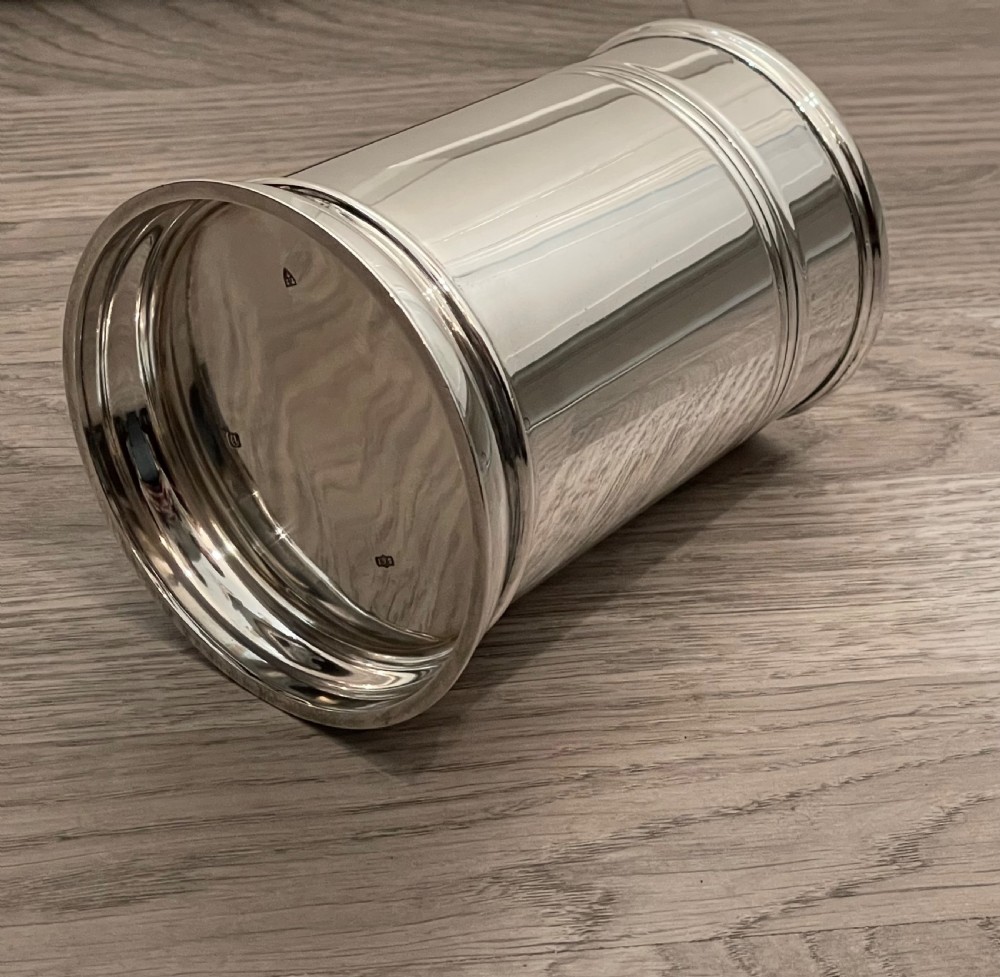 George V Solid Silver Pint Tankard, Chester 1929 View II