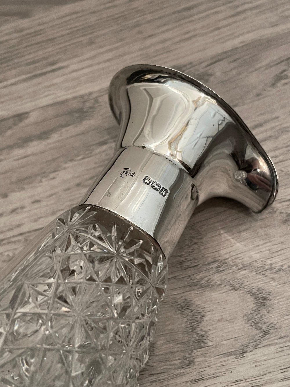 Edwardian Silver And Cut Glass Claret Jug, 1902 View VII