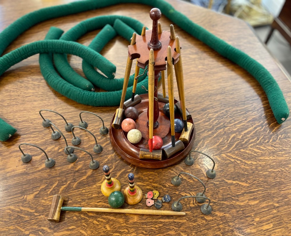 Jaques Table Top Croquet Set , c1900 View III