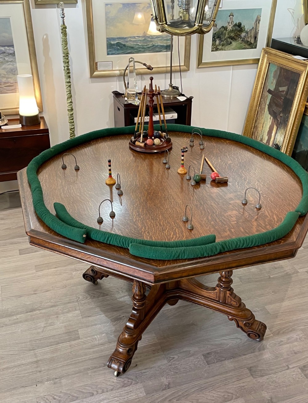 Jaques Table Top Croquet Set , c1900 View IV