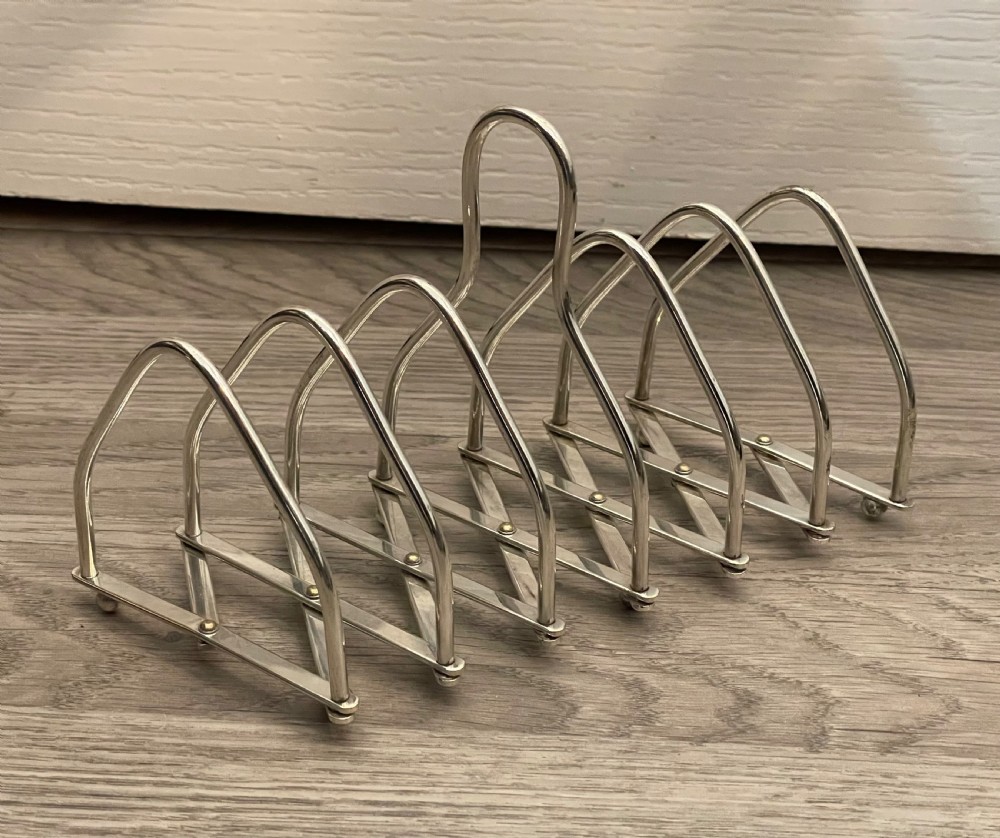 Silver Plated Expanding Toast Rack View II