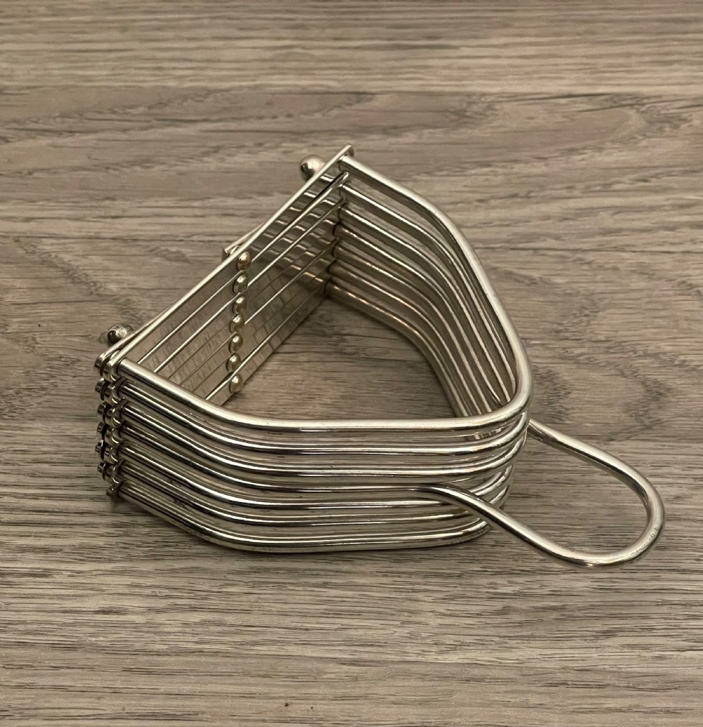 Silver Plated Expanding Toast Rack View VII