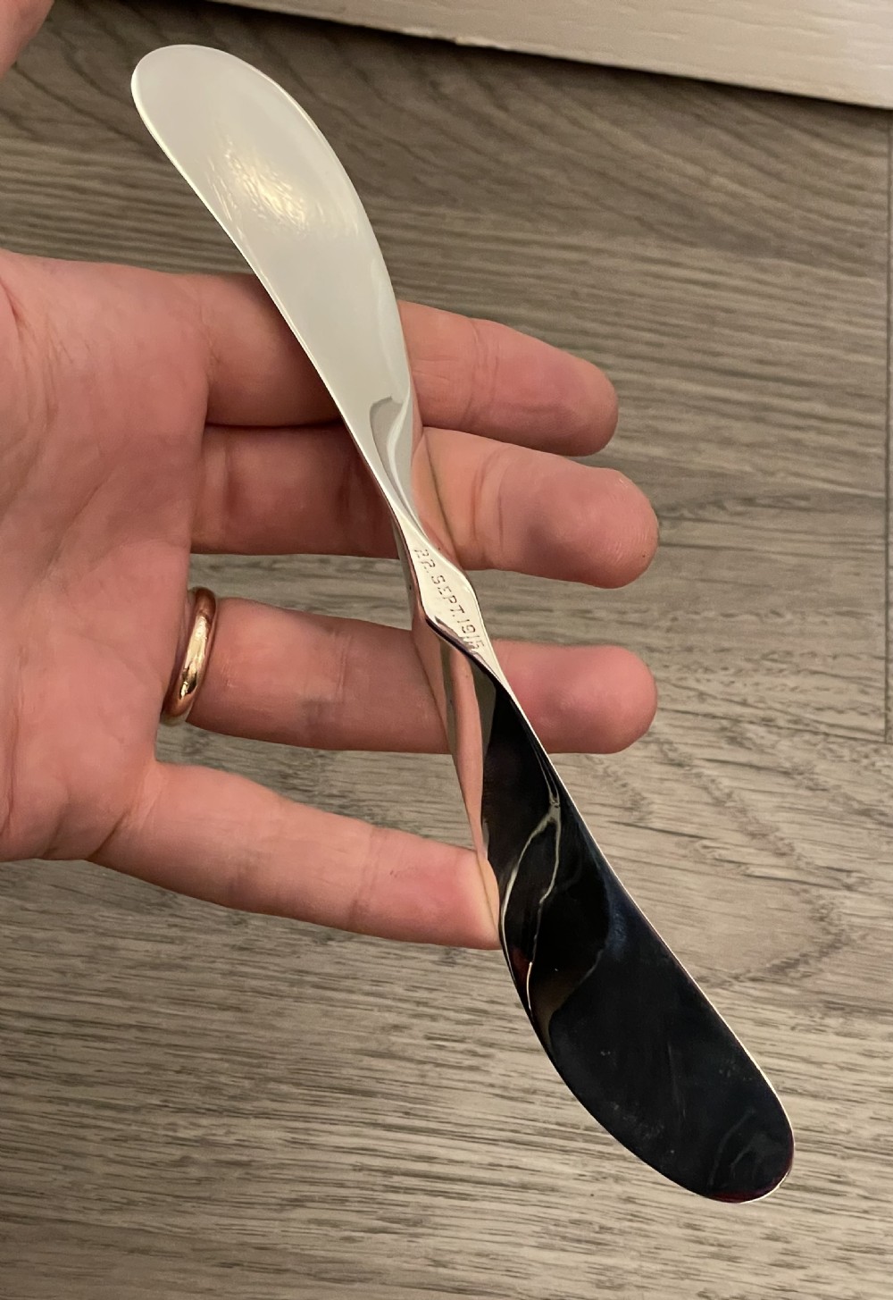 Rare George V Solid Silver Propeller Letter Opener by Sampson Mordan  View VI