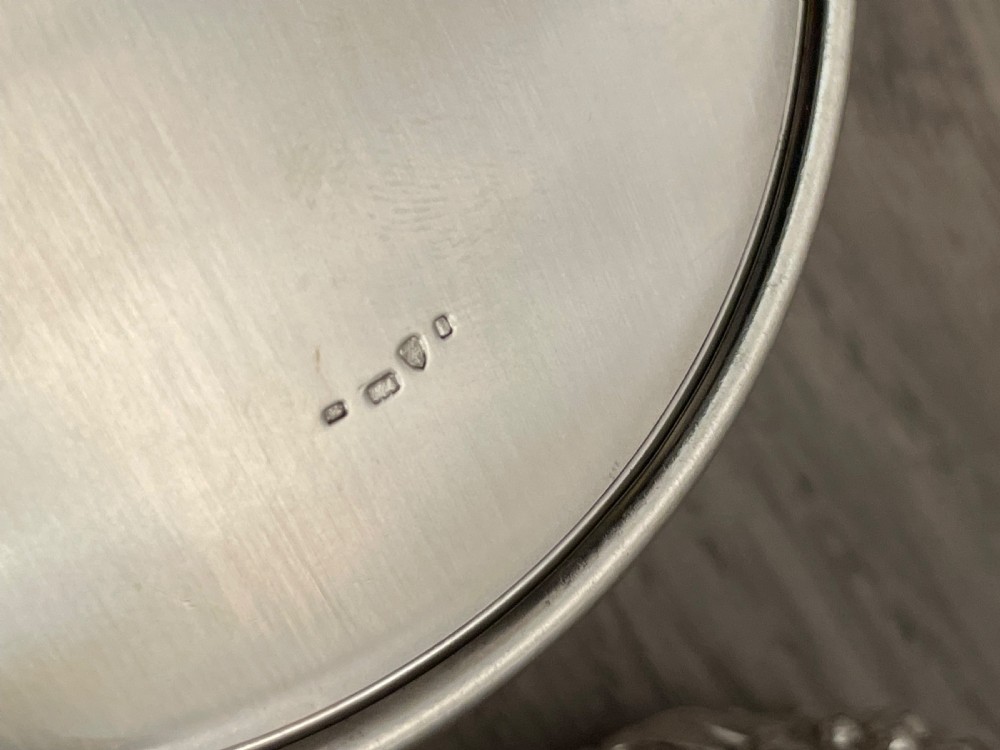 A Pair of Solid Silver Wine Coasters, Portuguese View IV