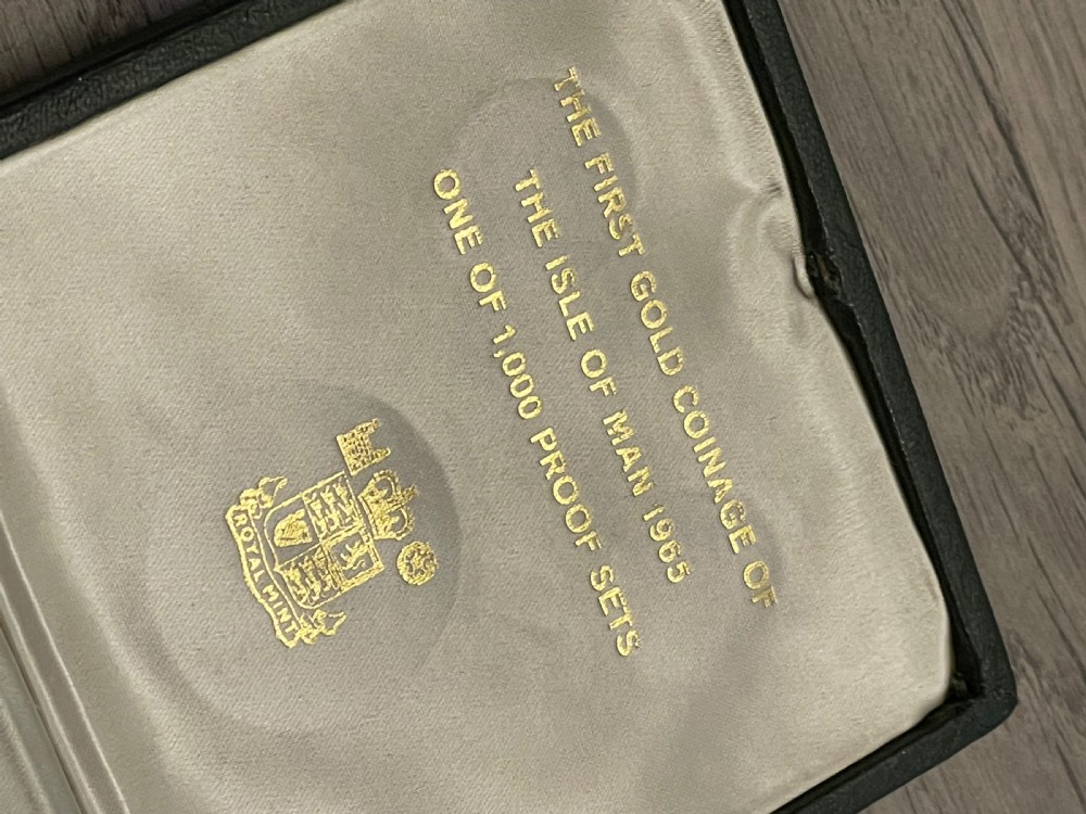 1965 Isle of Man 200th Anniversary of Revestment Act Gold Proof 3 Coin Set View III