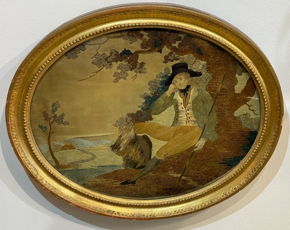 George III Silk Work Picture