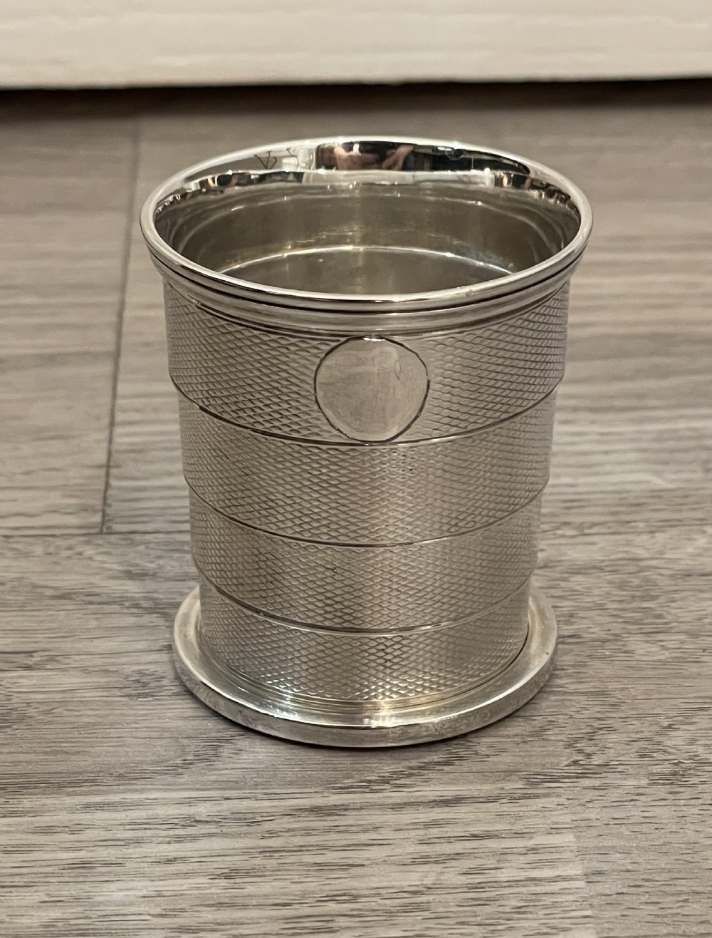 Victorian Silver Plated Collapsible Picnic Beaker by Briggs