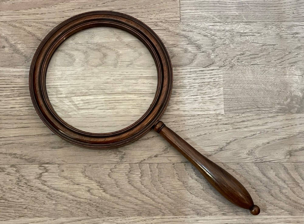 Rare Regency Rosewood Gallery Glass