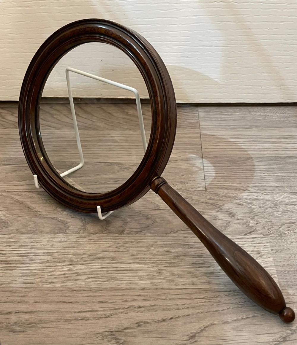 Rare Regency Rosewood Gallery Glass View II