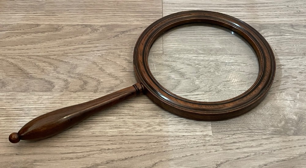 Rare Regency Rosewood Gallery Glass View III