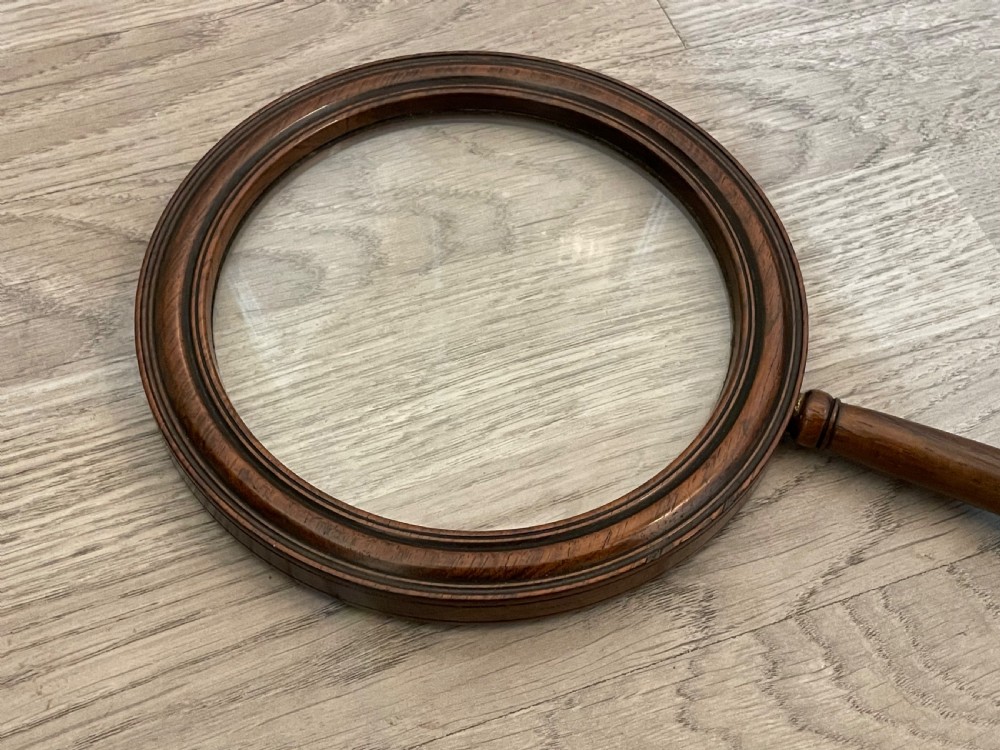 Rare Regency Rosewood Gallery Glass View IV
