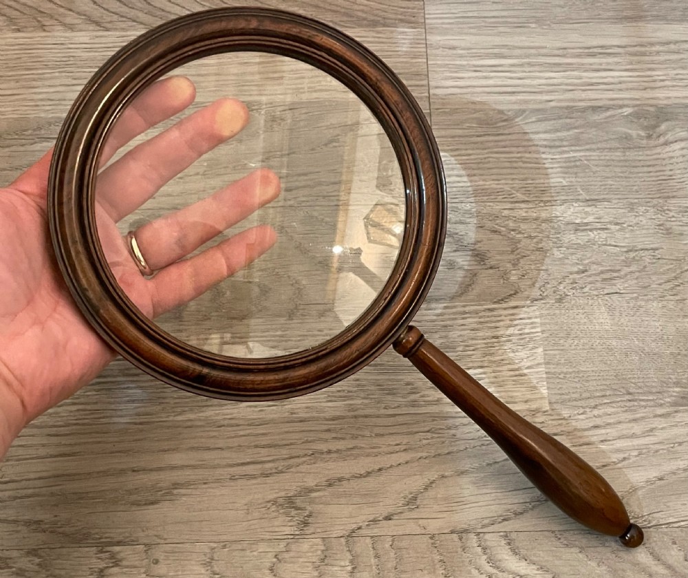 Rare Regency Rosewood Gallery Glass View V