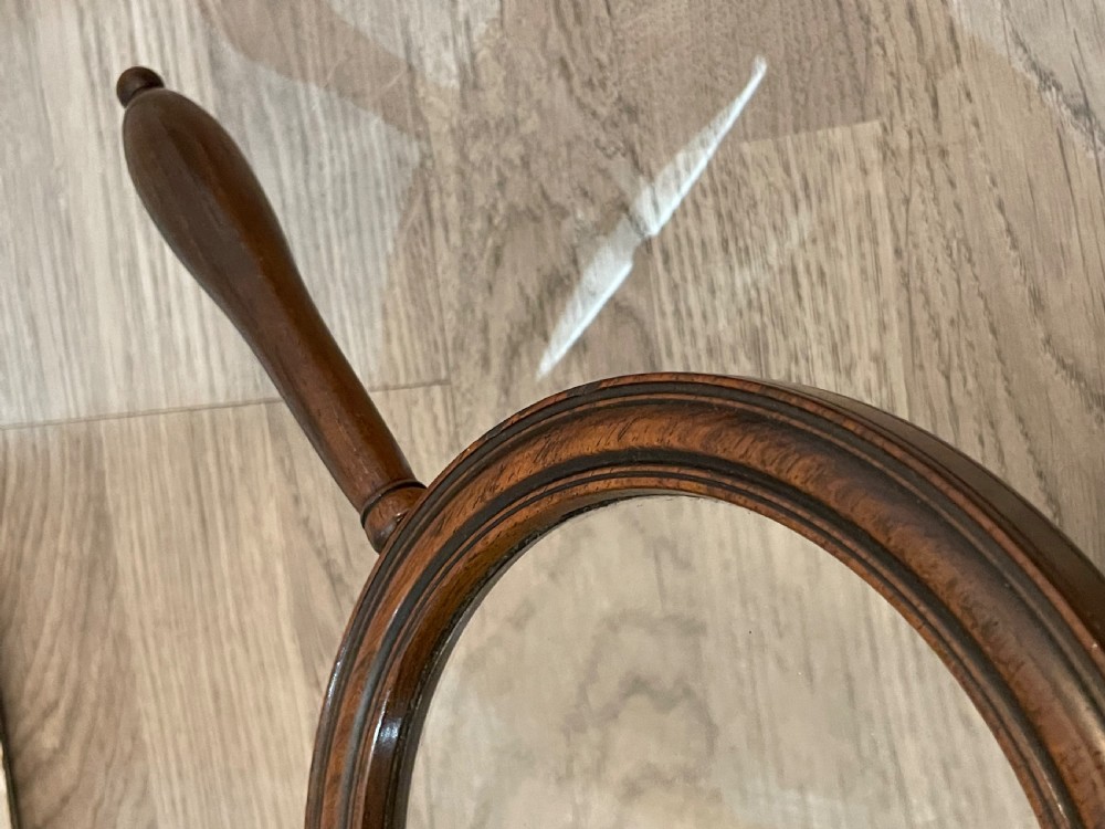 Rare Regency Rosewood Gallery Glass View VI