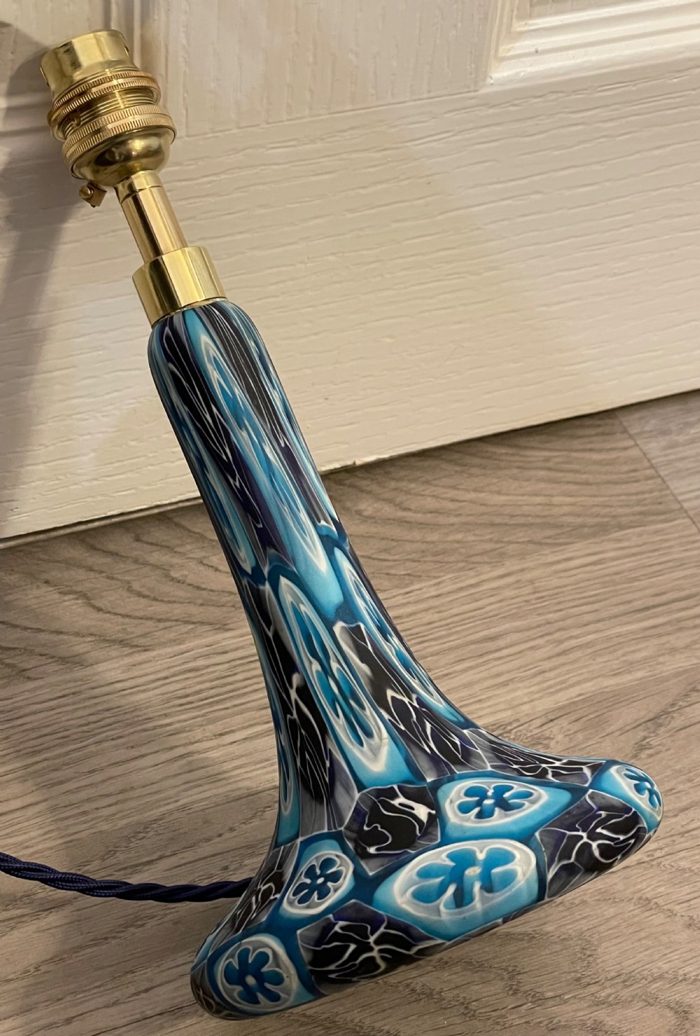 Beautiful Italian Millefiori Glass Table Lamp View IV