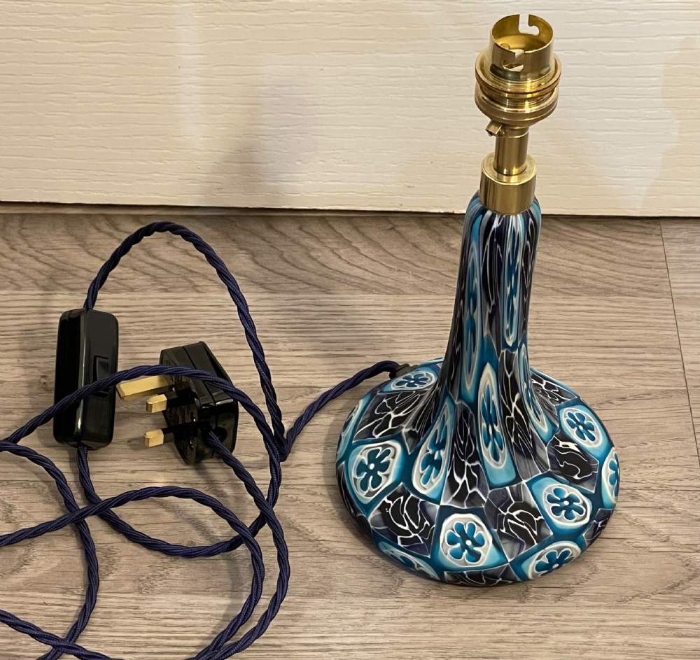 Beautiful Italian Millefiori Glass Table Lamp View V