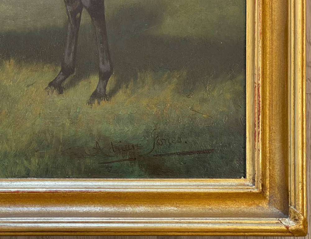 Portrait of a Racehorse Dinna Forget by Adrian Jones View II