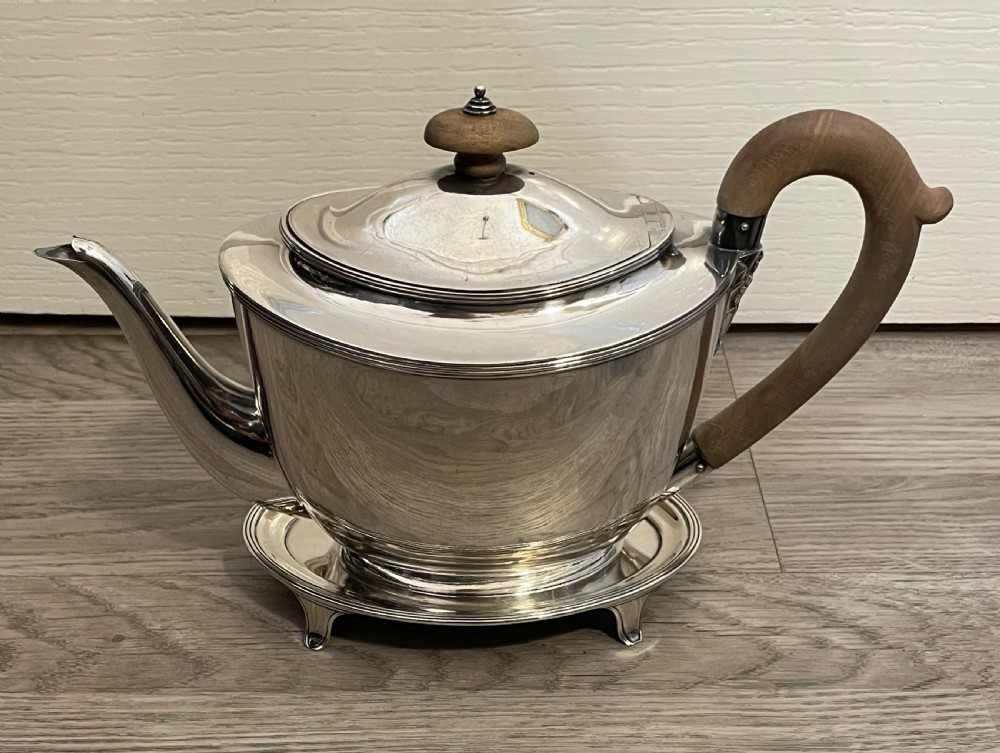 George III Four Piece Tea Set by John Emes View VIII