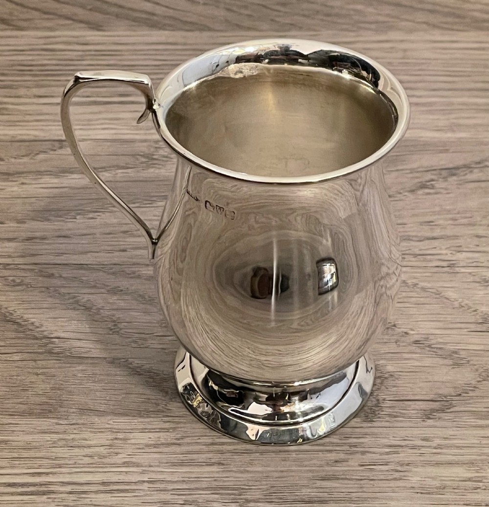 George V Chester Silver Christening Mug  View II