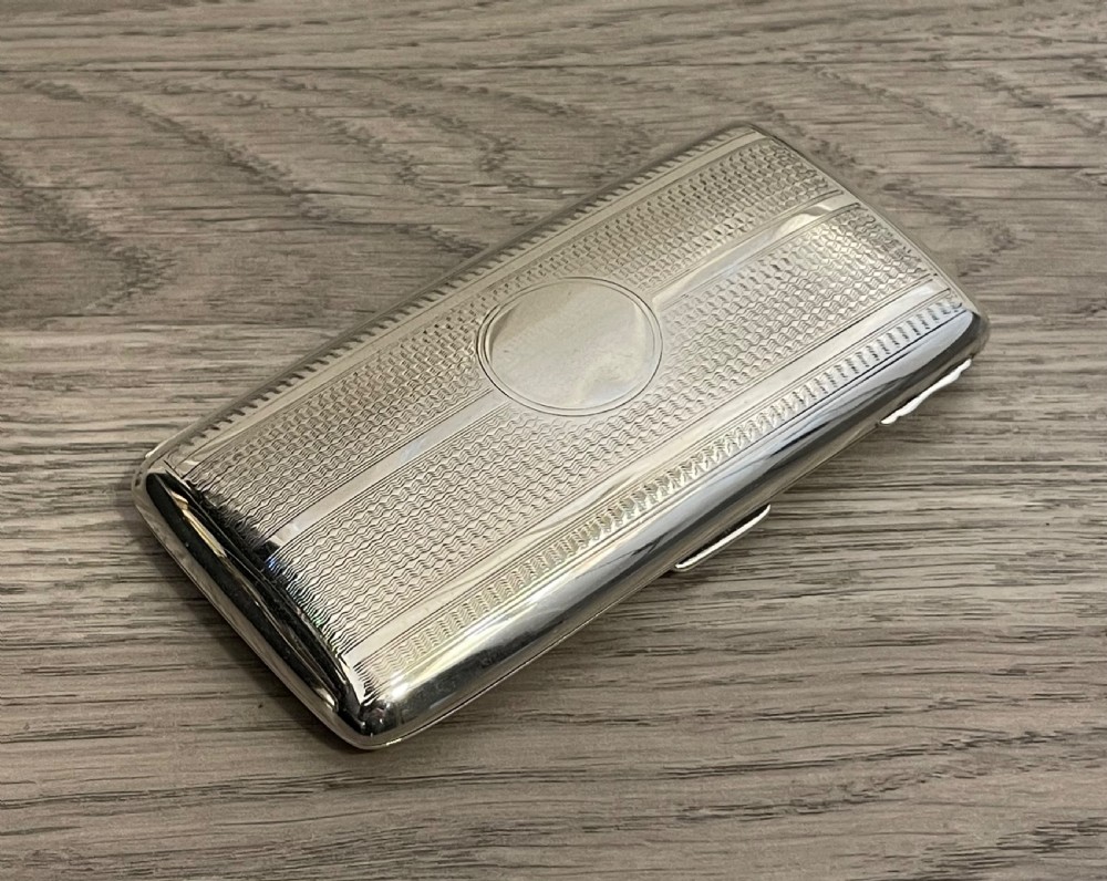 Edwardian Silver Cigar Case, 1907