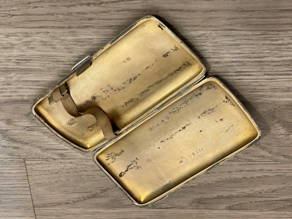 Edwardian Silver Cigar Case, 1907 View IV