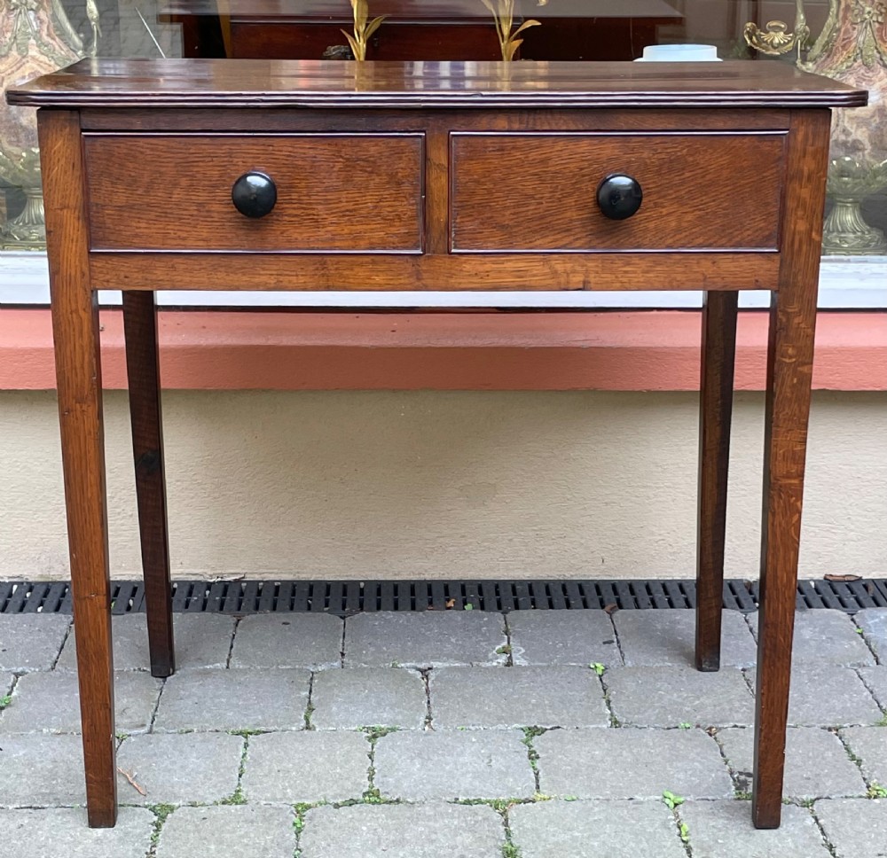 Georgian Oak Side Table View IV
