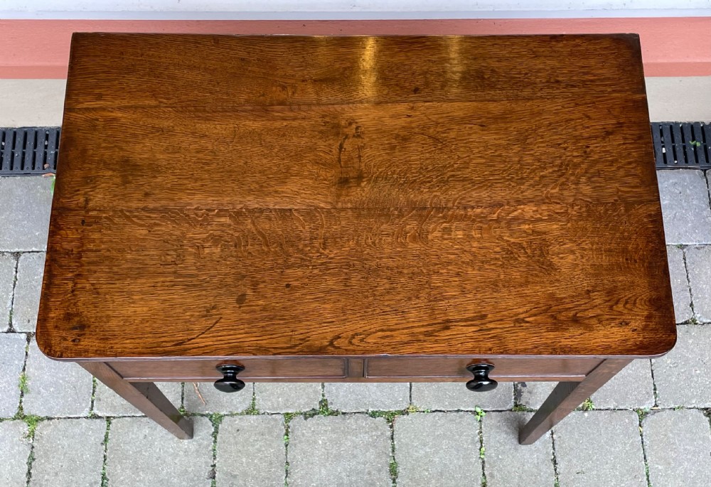 Georgian Oak Side Table View VI