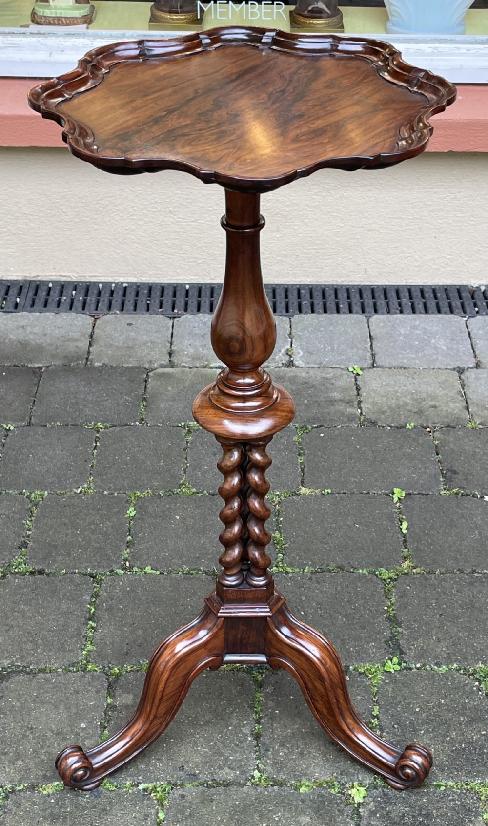 Mid Victorian Rosewood Occasional Table