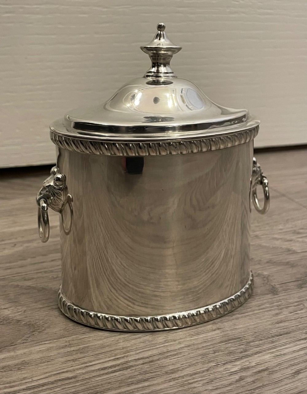Georgian Old Sheffield Plate Tea Caddy (Replated) View III