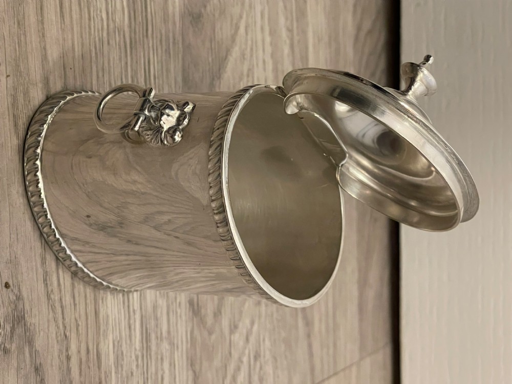 Georgian Old Sheffield Plate Tea Caddy (Replated) View VII