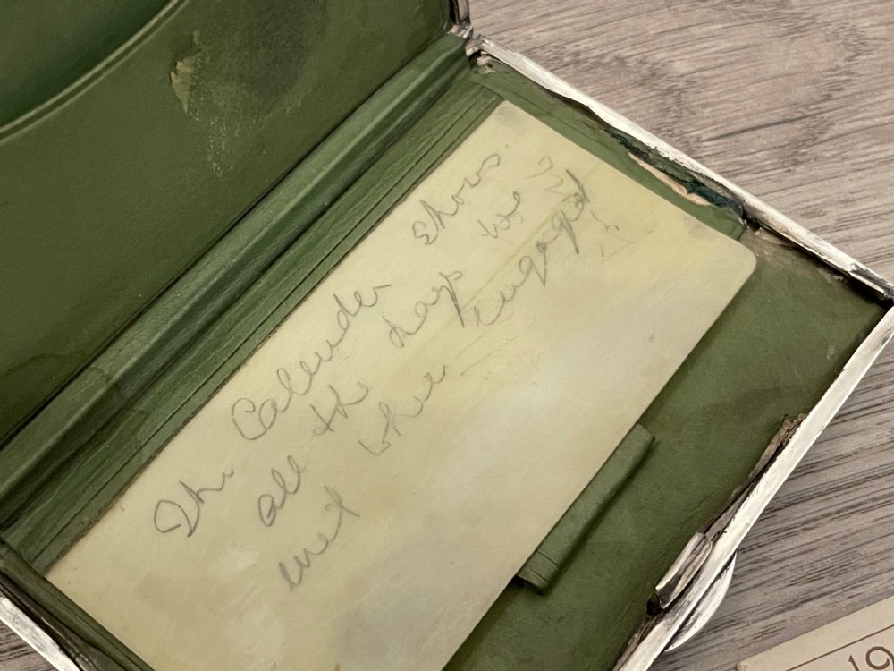 Stunning Edwardian Silver Aide Memoire Card Case, Chester  View VIII