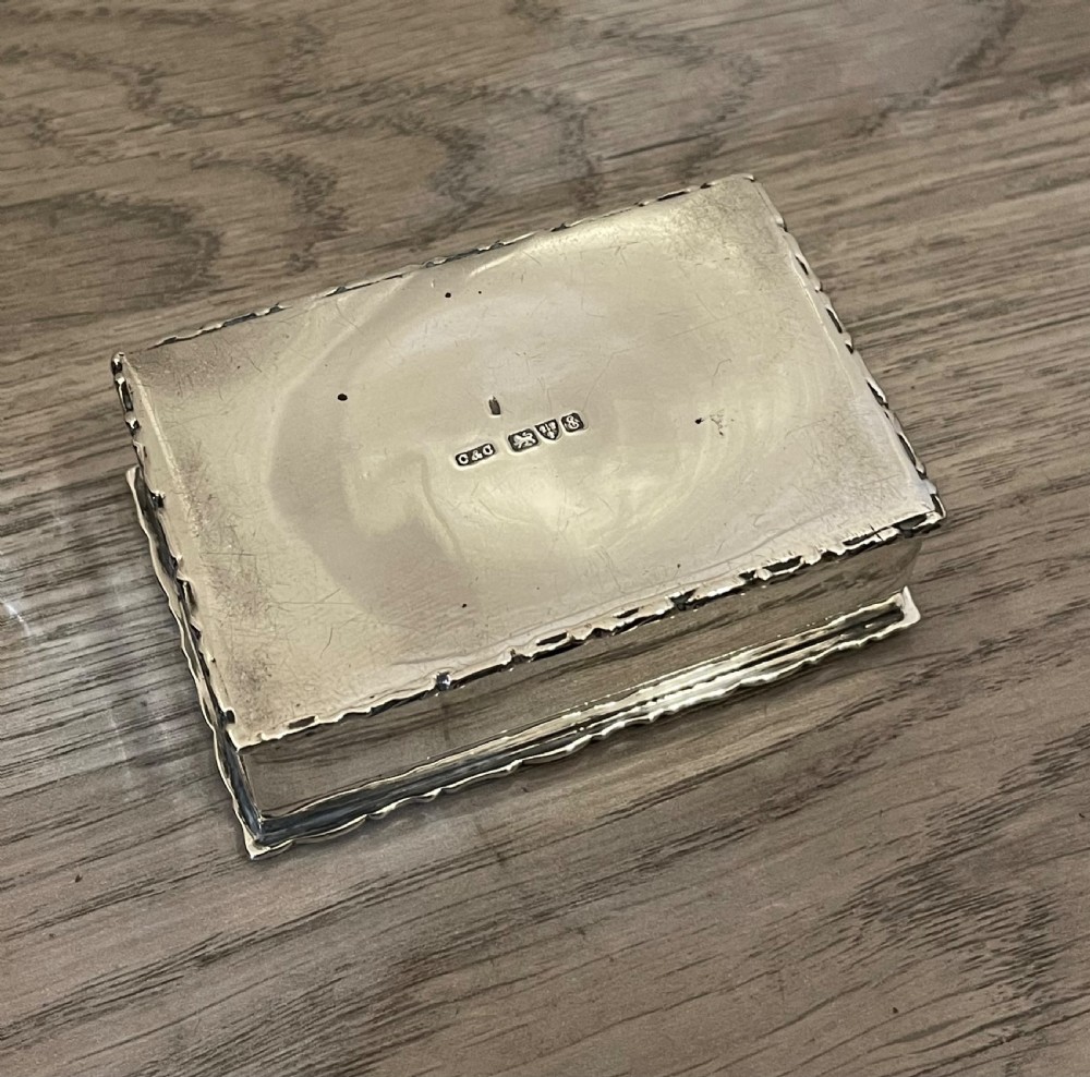 Edwardian Silver Table Snuff Box, Chester  View VI