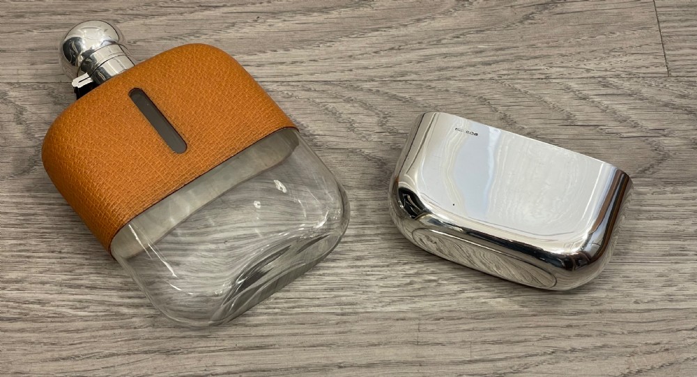 Solid Silver Hip Flask by James Dixon & Sons View IV