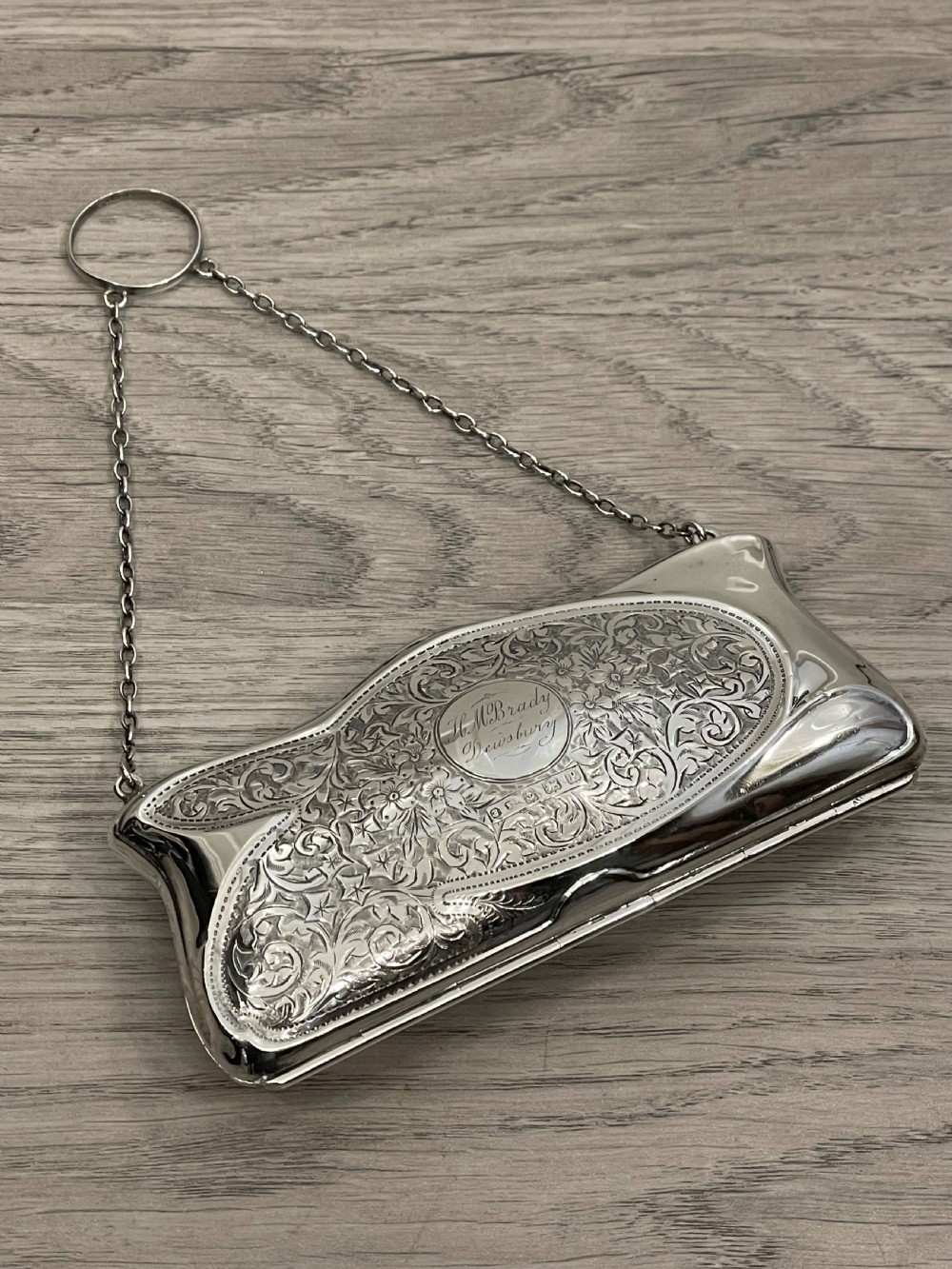 George V Solid Silver Ladies Purse