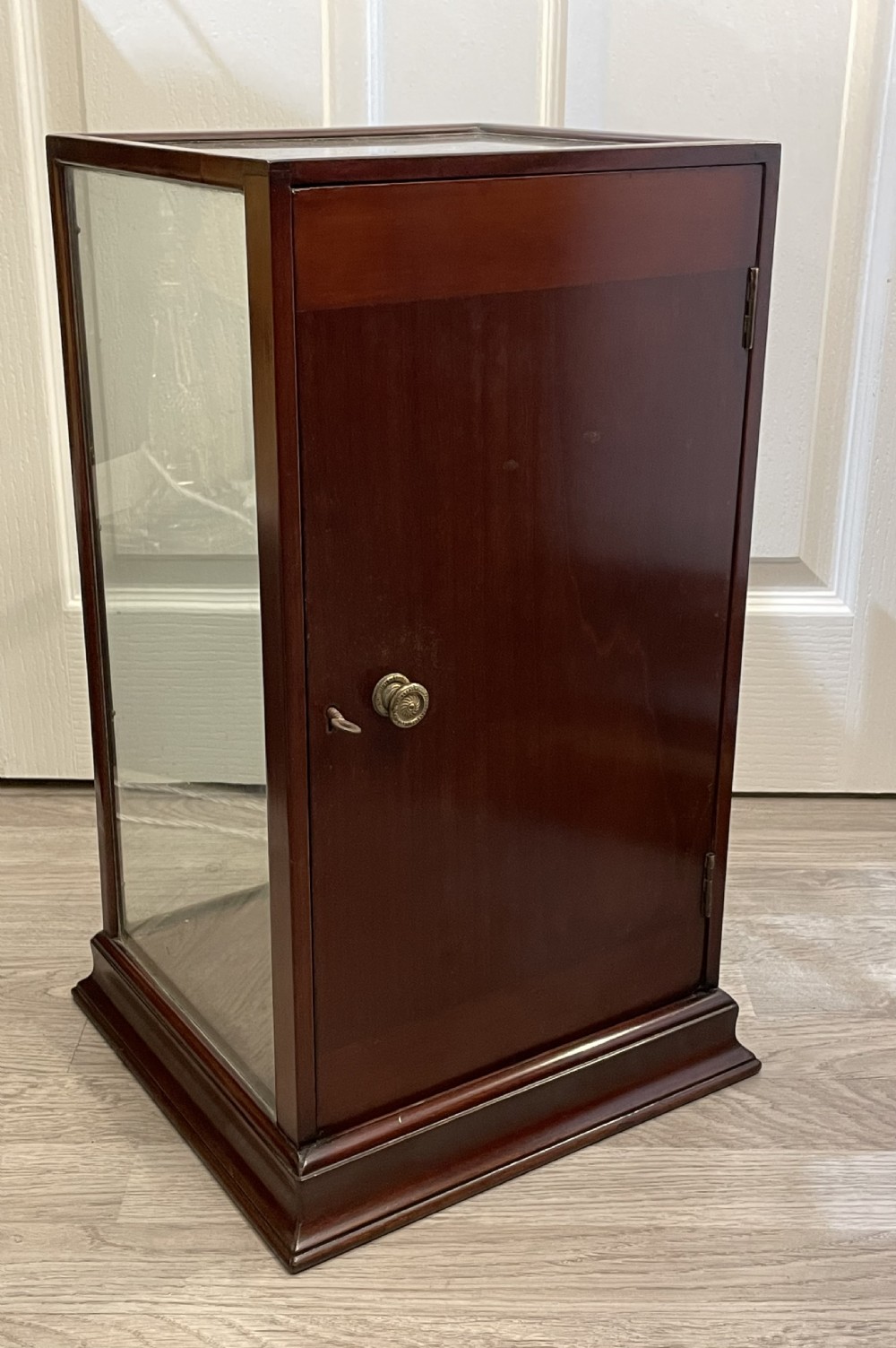 Mabie Todd & Co Mahogany Display Retail Case Cabinet View IV