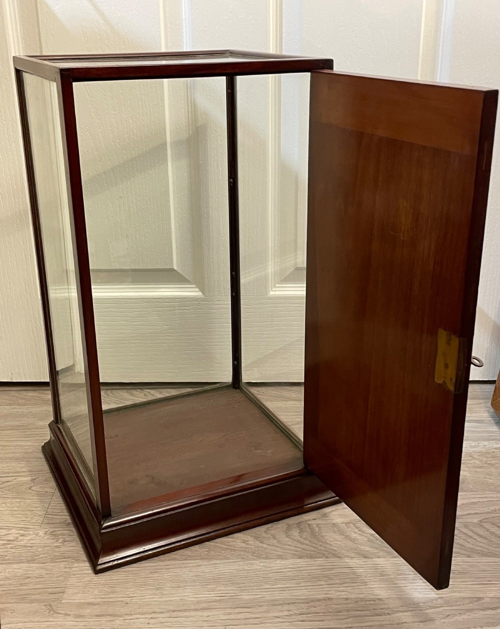 Mabie Todd & Co Mahogany Display Retail Case Cabinet View V